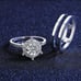 *BIG SALE* Real Moissanite Wedding Ring and band set size 6