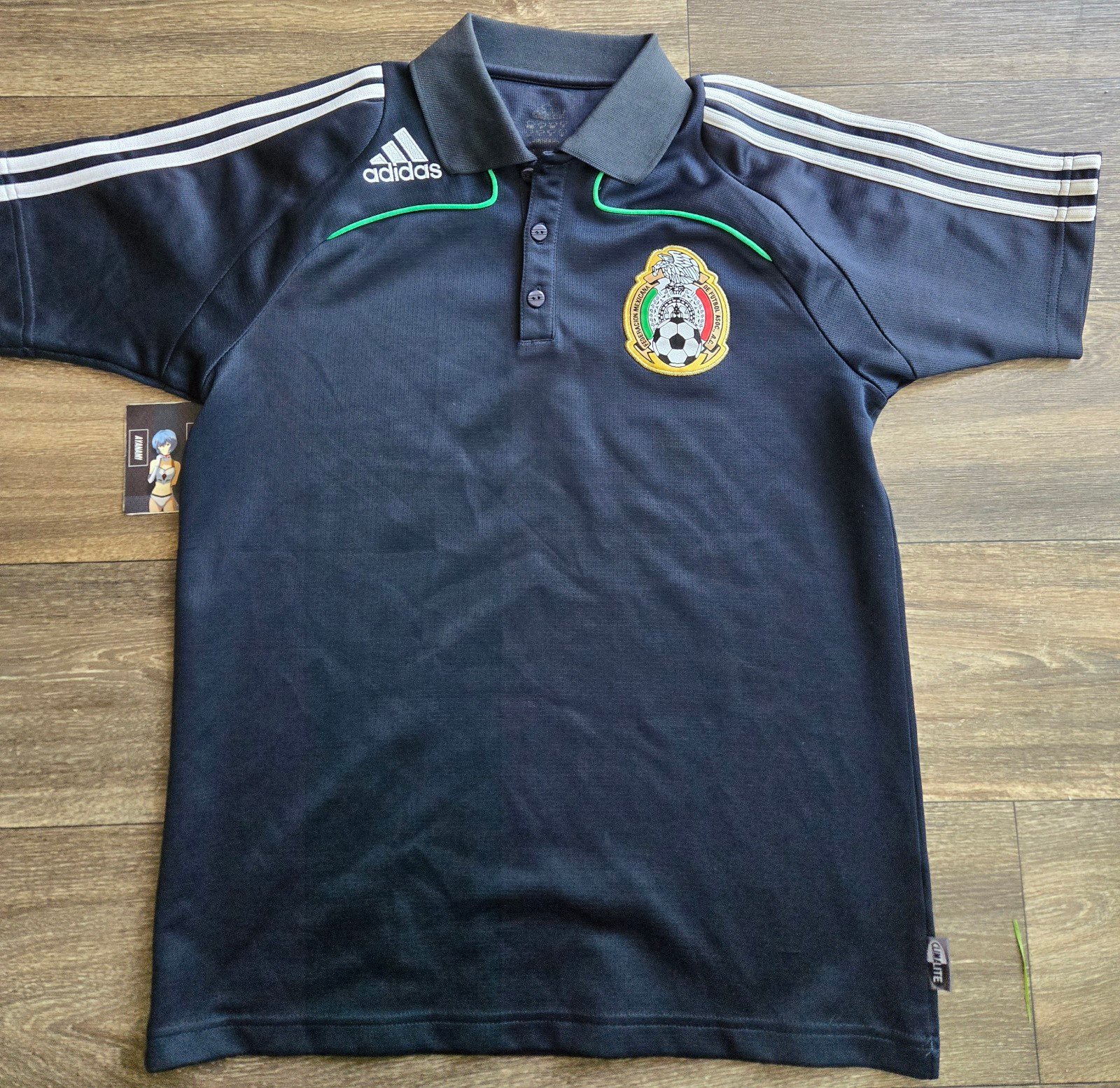 Adidas Mexico Seleccion Nacional 2008 Team Issued Polo Shirt Small