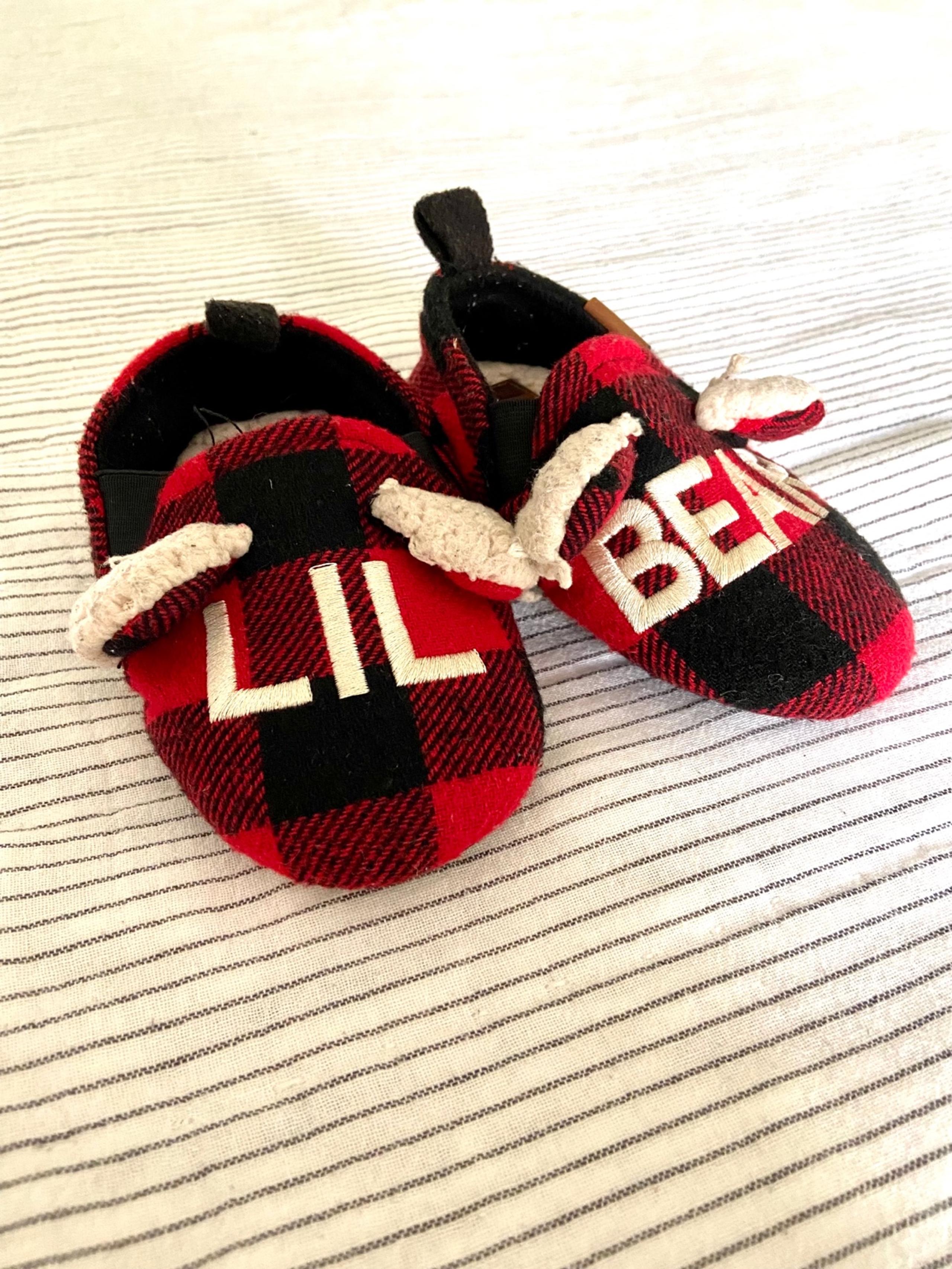 Little Bear Toddler Slippers size 6-7