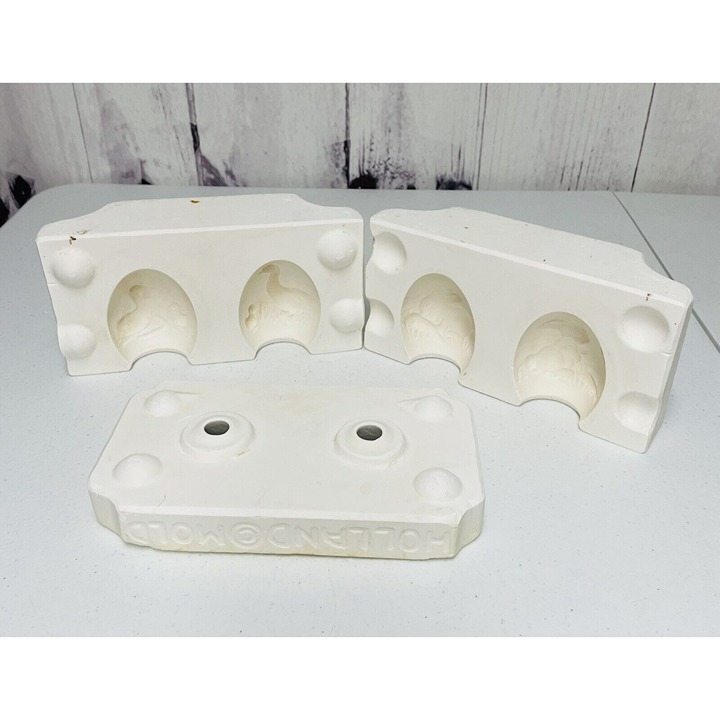 Holland Mold Egg Duck Salt Pepper Shakers #H1761 Easter Slip Casting Mold