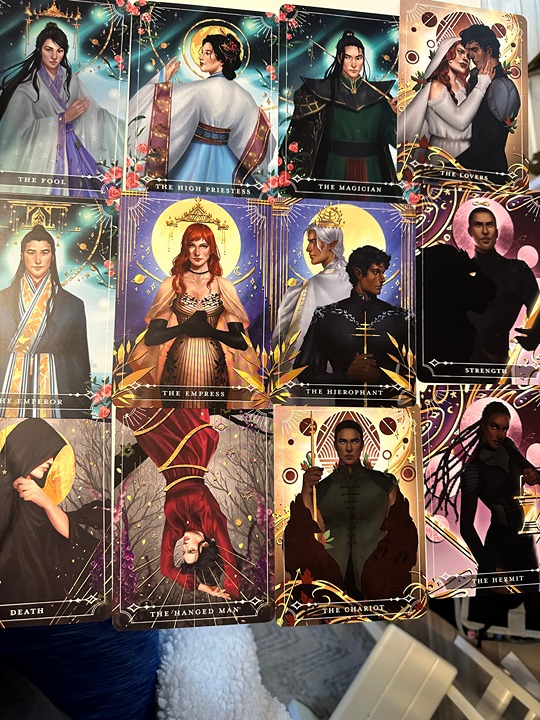 Lot of new Black Fairyloot Tarot deck - 12 Cards - The 1st cards of the new set