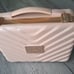 EASYINBEAUTY Travel Makeup Case with Lighted Mirror, Rechargeable LED Makeup Mir