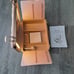 EASYINBEAUTY Travel Makeup Case with Lighted Mirror, Rechargeable LED Makeup Mir