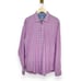 Bugatchi Uomo Men’s Classic Fit Checked Dress Shirt in Pink/Blue Size XL