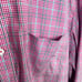 Bugatchi Uomo Men’s Classic Fit Checked Dress Shirt in Pink/Blue Size XL