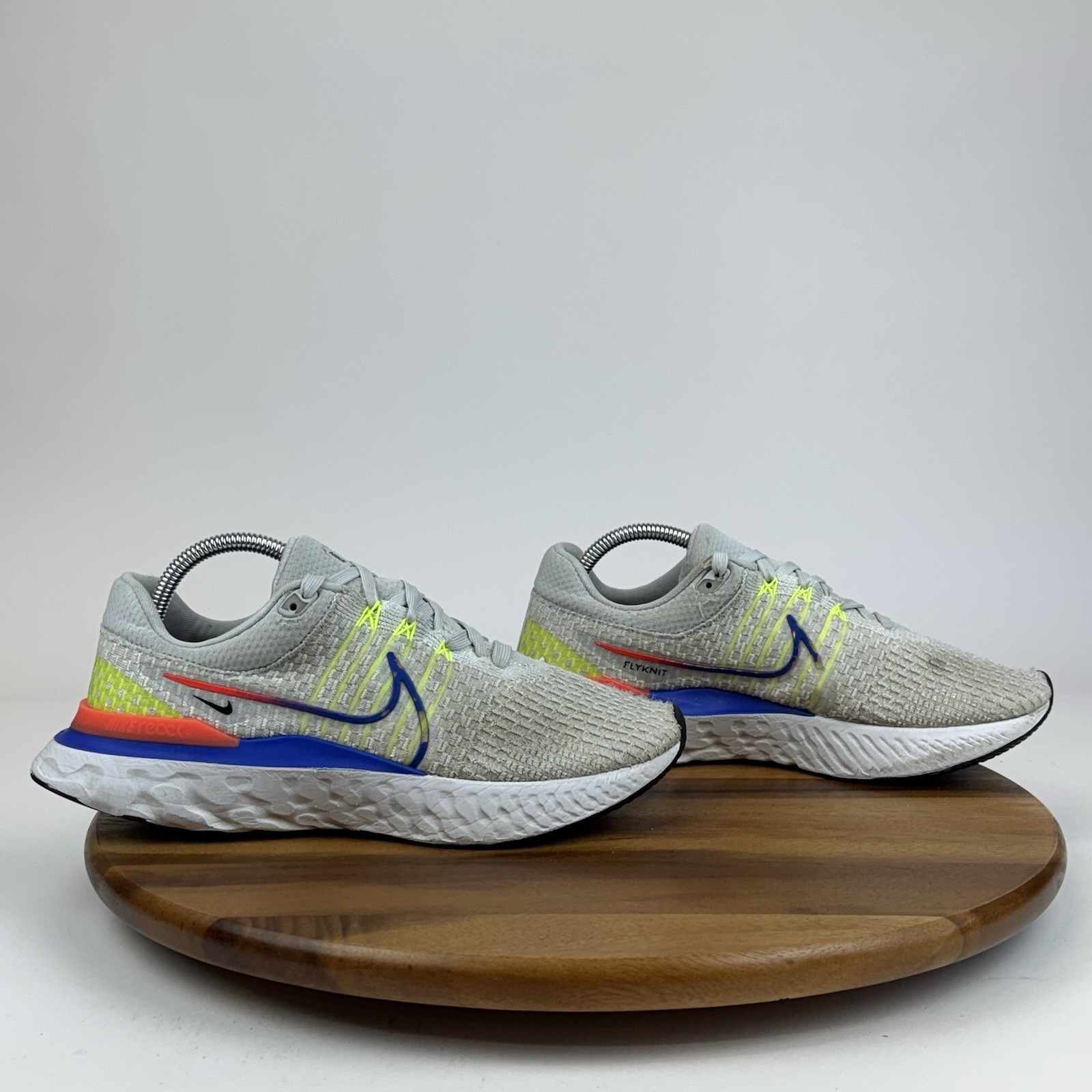 Mens Nike React Infinity Run Flyknit 3 Athletic Running Sneakers Shoes Size 9 D