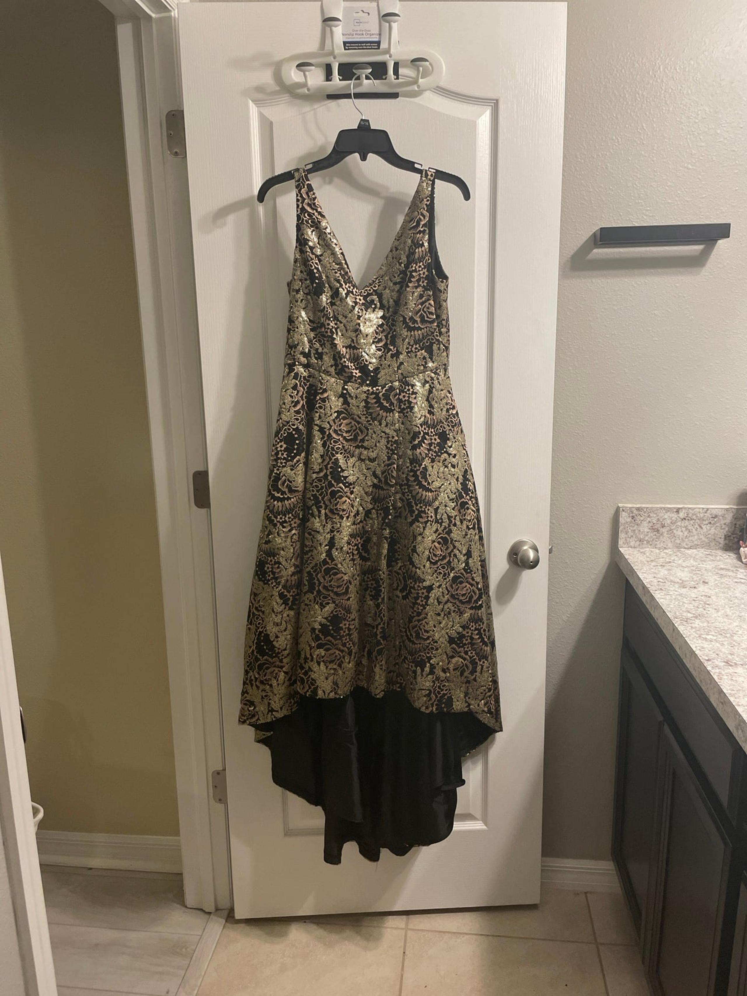 Gold and black gown - Calvin Klein