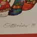 VINTAGE 27X34 FRAMED JOVAN OBICAN ART LITHOGRAPH ORIGINAL PRINT