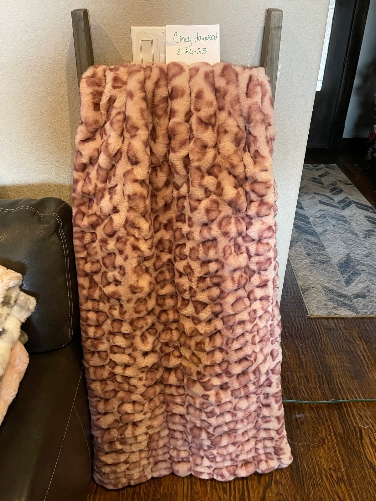 Clouded Leopard Milan Minky Blanket
