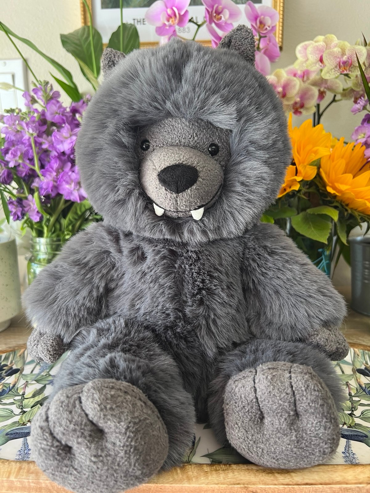 Jellycat Wilf Wolf BNWT RETIRED