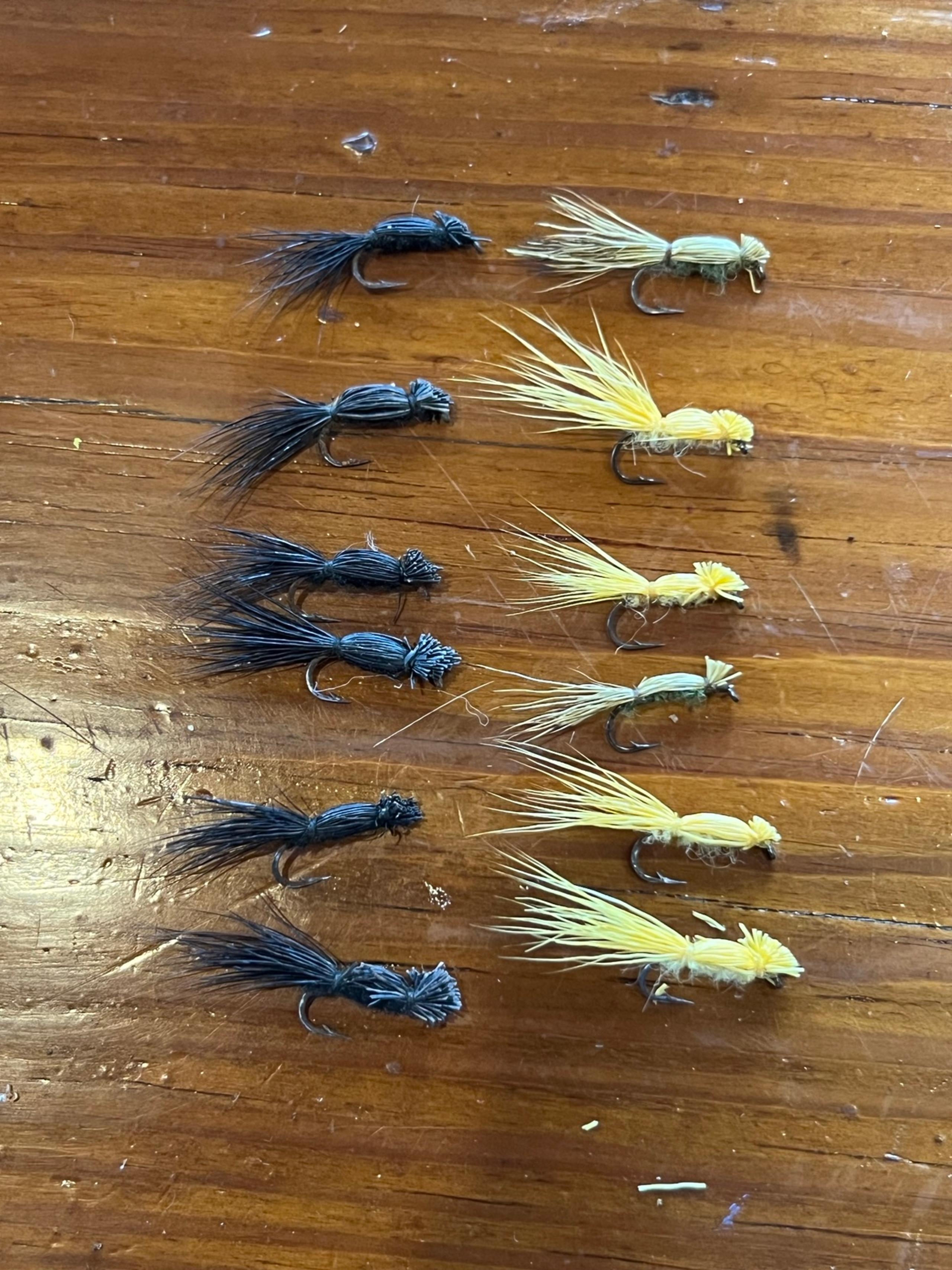 12 Goofus flies for fly fishing bluegills vintage