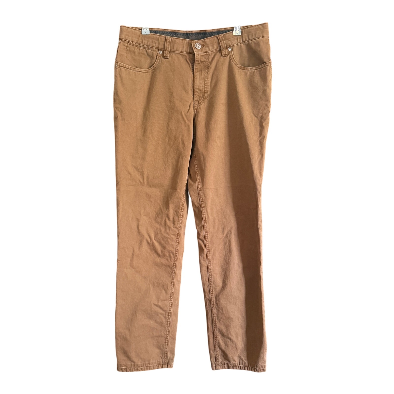 HILTL | Men's Khaki 5 Pocket Chino Pants Brown German | Size 34 x 30.5