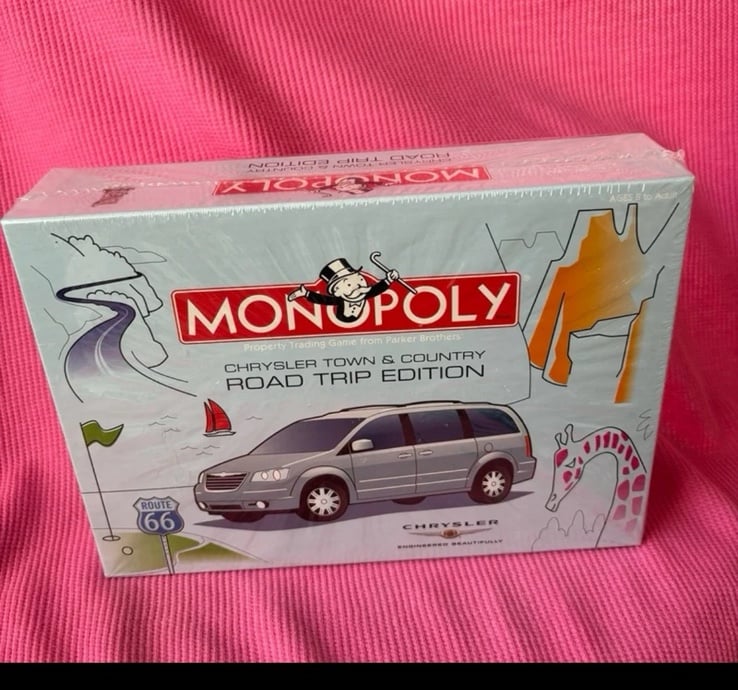Monopoly Chrysler Town & Country Road Trip Edition New USAOPOLY Parker Brothers