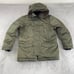 Gap Snorkel Military Parka Jacket Men Medium Army Green Hooded Faux Fur Trim