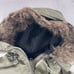 Gap Snorkel Military Parka Jacket Men Medium Army Green Hooded Faux Fur Trim