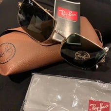 New Ray-Ban 1971 Green Lens Square Sunglasse 54MM