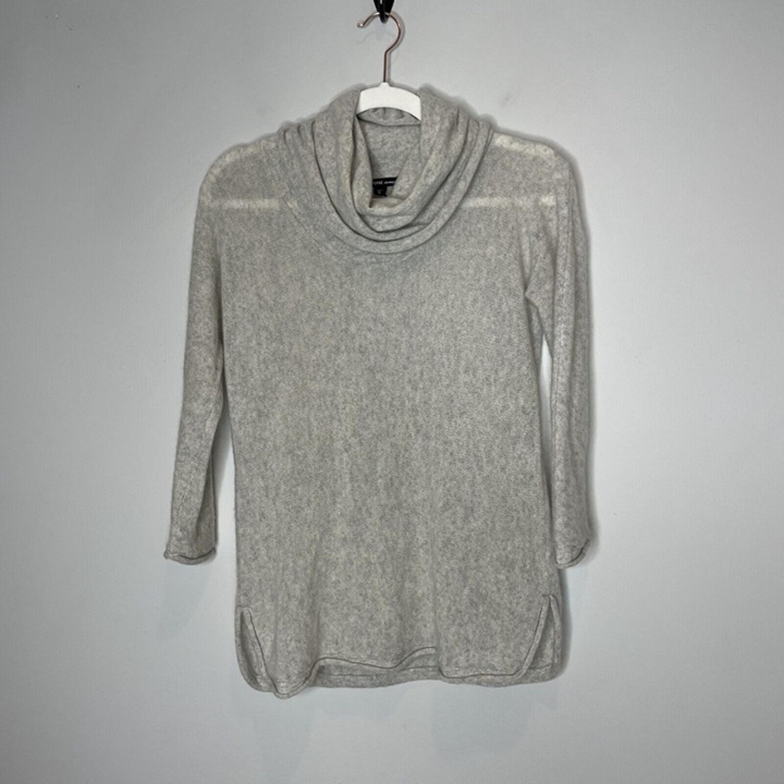 James Perse Cashmere Beige Cowl Neck Sweater Size 0 XS
