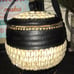 Boho Leather Basket