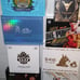 Empty anime boxes for display