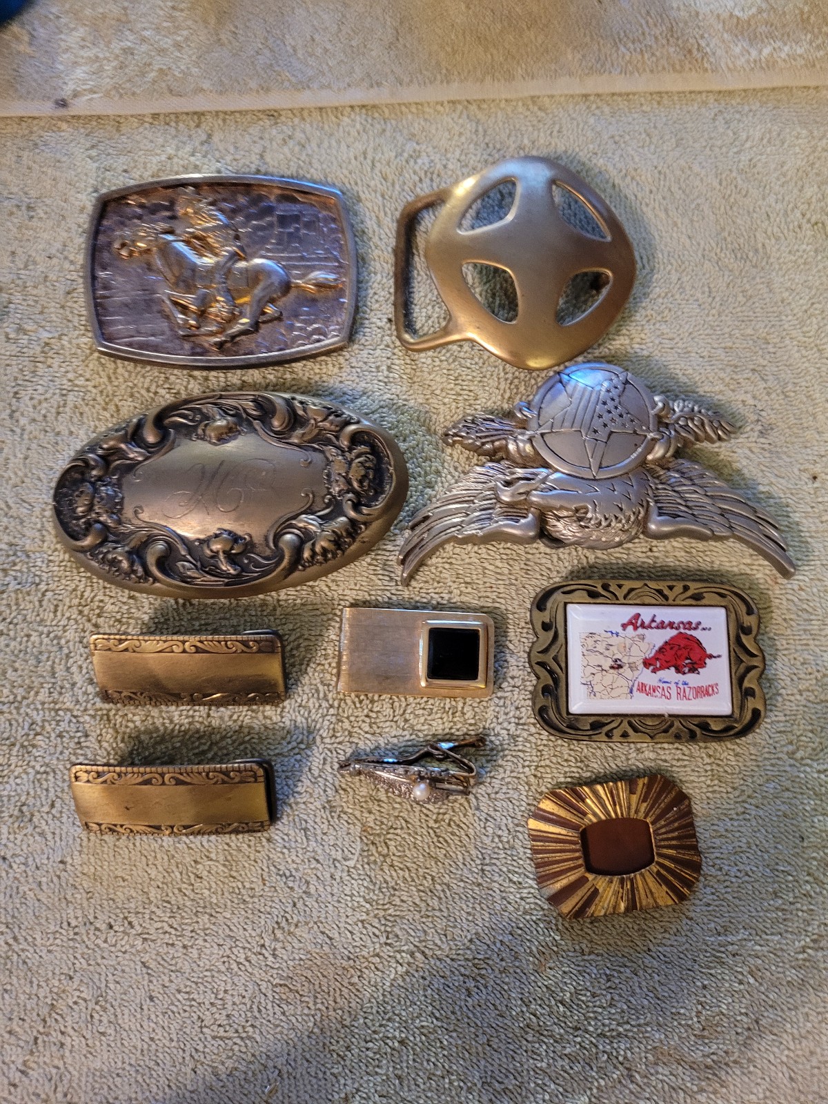 Vintage belt buckles