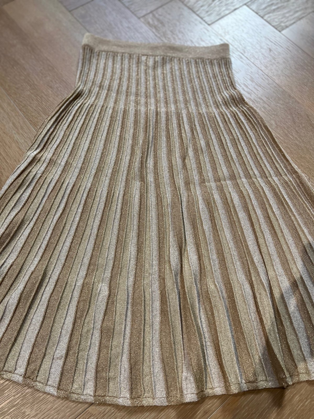 Pablo by Gerard darel pleated knit skirt size M
