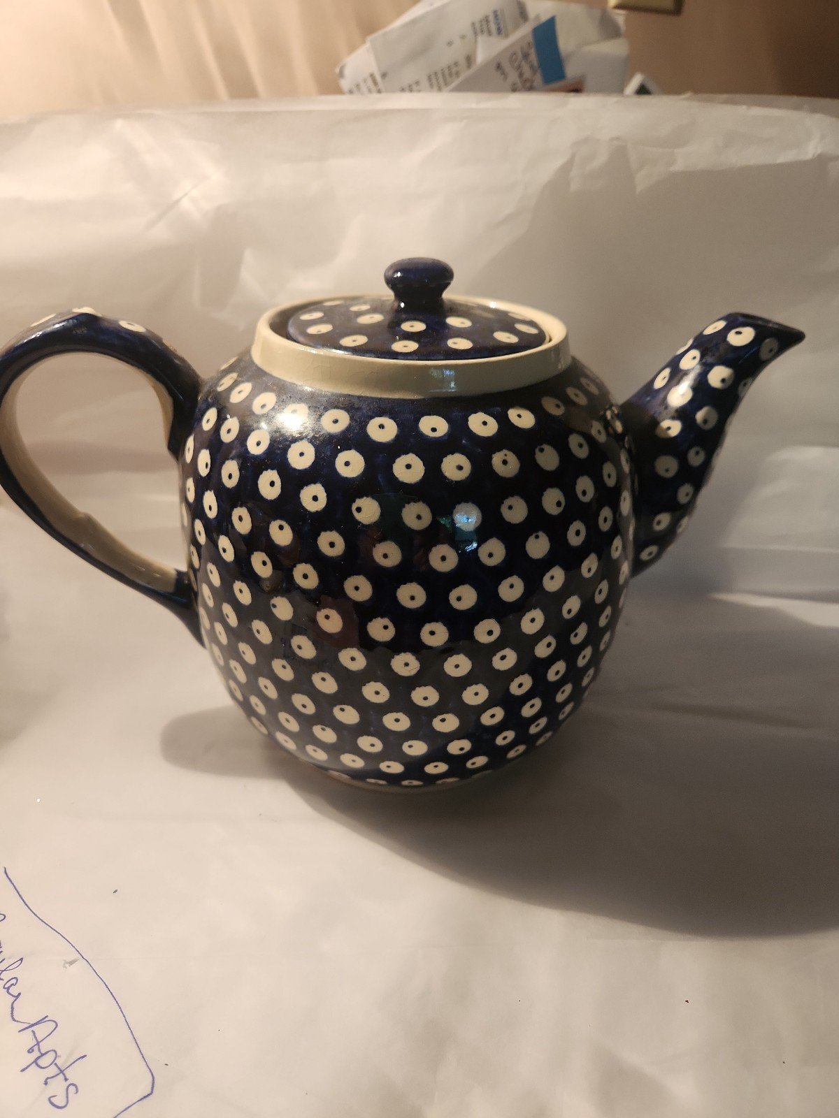 Boleslawiec Tea Pot made in Poland