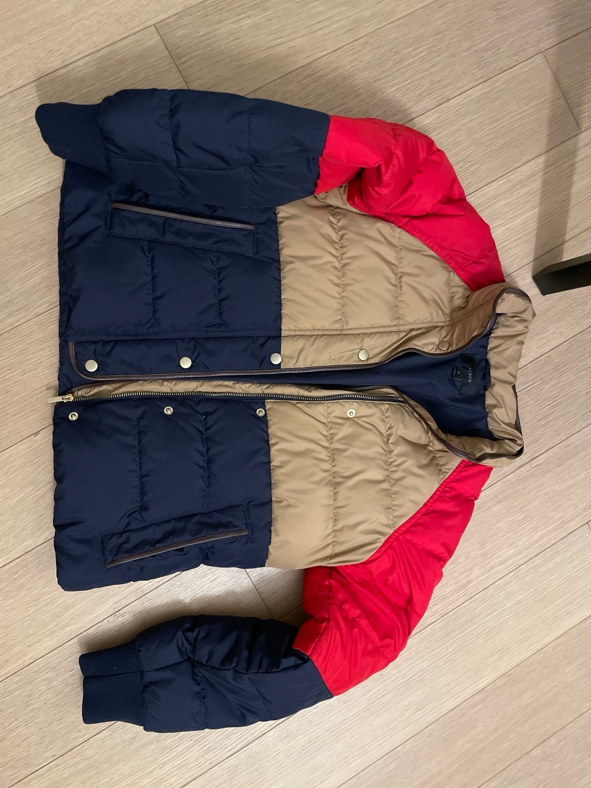 J. Crew color block jacket