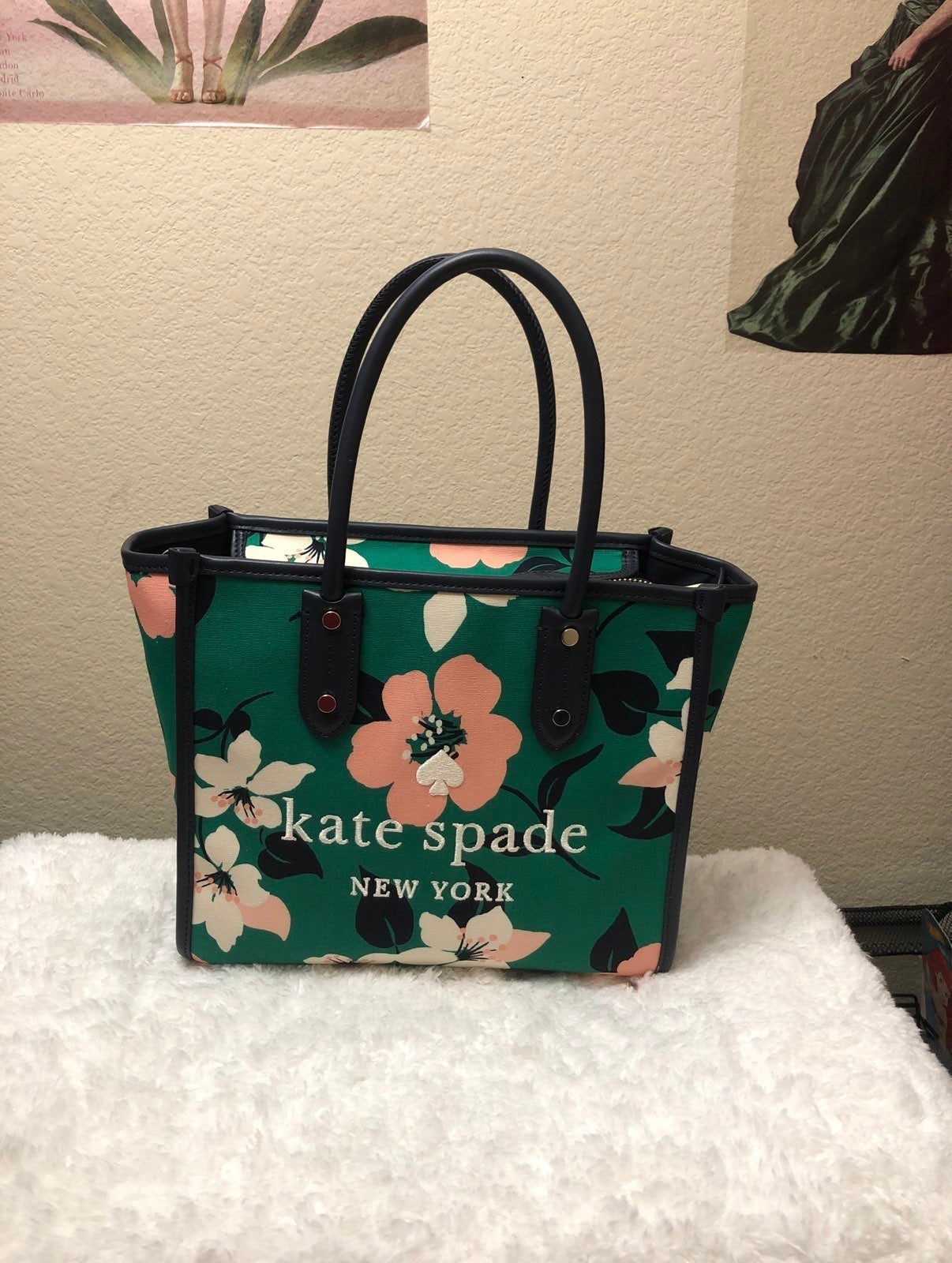 Kate Spade ella lily blooms small satchel bag