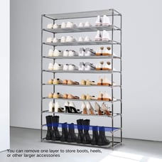 10-Tier Shoe Rack, Storage Organizer, 50