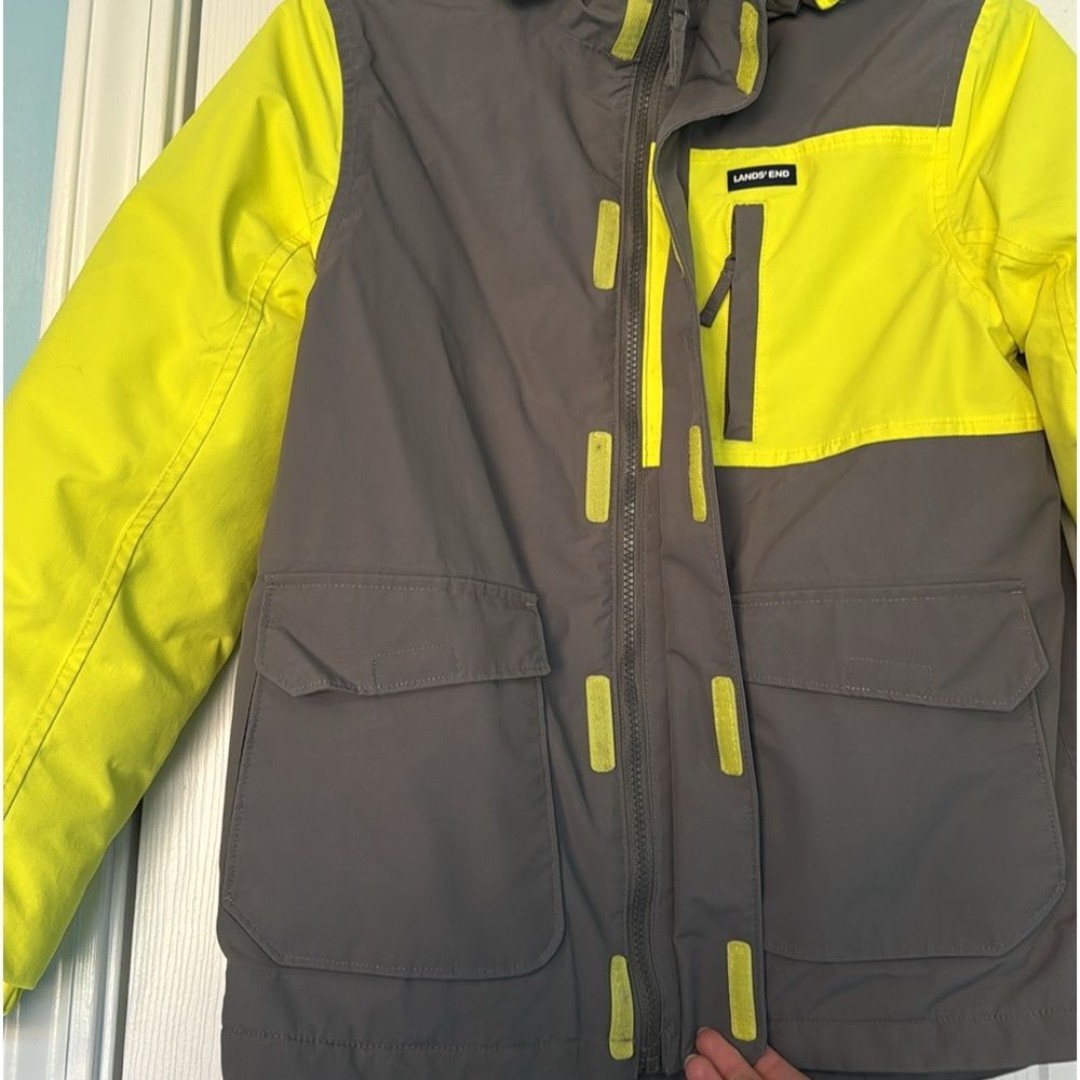 Kids Squall Fleece Lined Waterproof Insulated Jacket Size Large