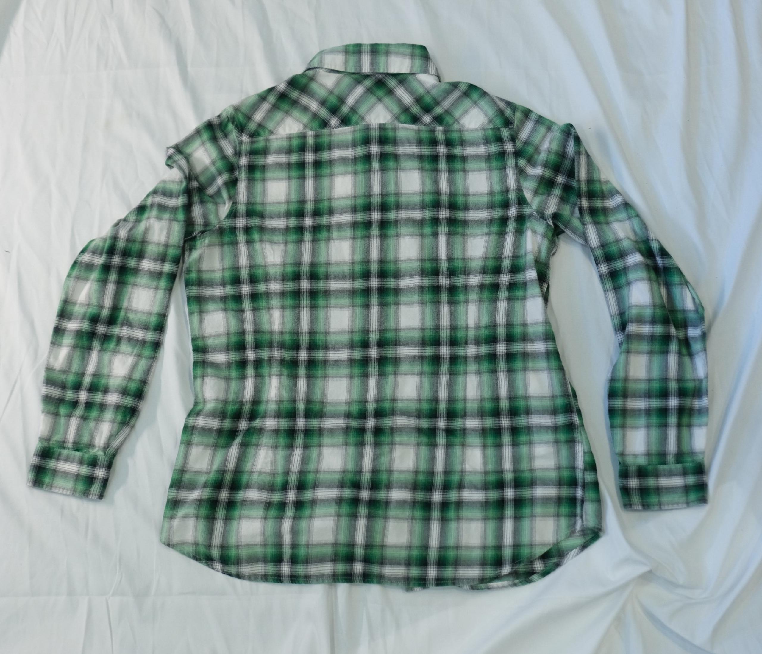 Pendleton Womens Flannel Button Down Shirt Medium M Plaid Woolen Mills
