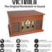Victrola Nostalgic 6-in-1 Bluetooth Record Player & Multimedia Center with...