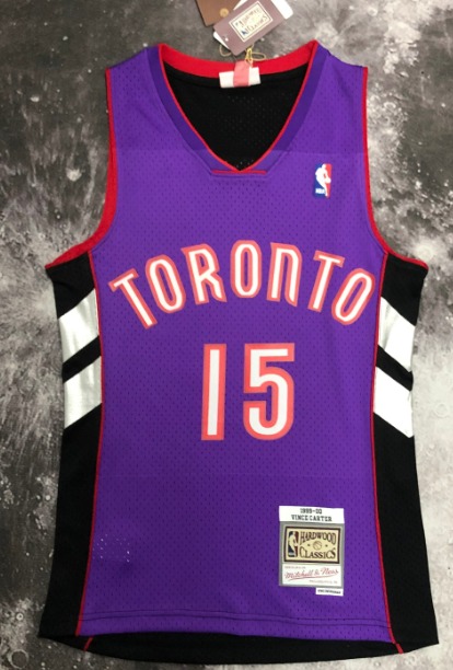 Men's Toronto Raptors Vince Carter Mitchell & Ness Purple 1999/00 Hardwood Class