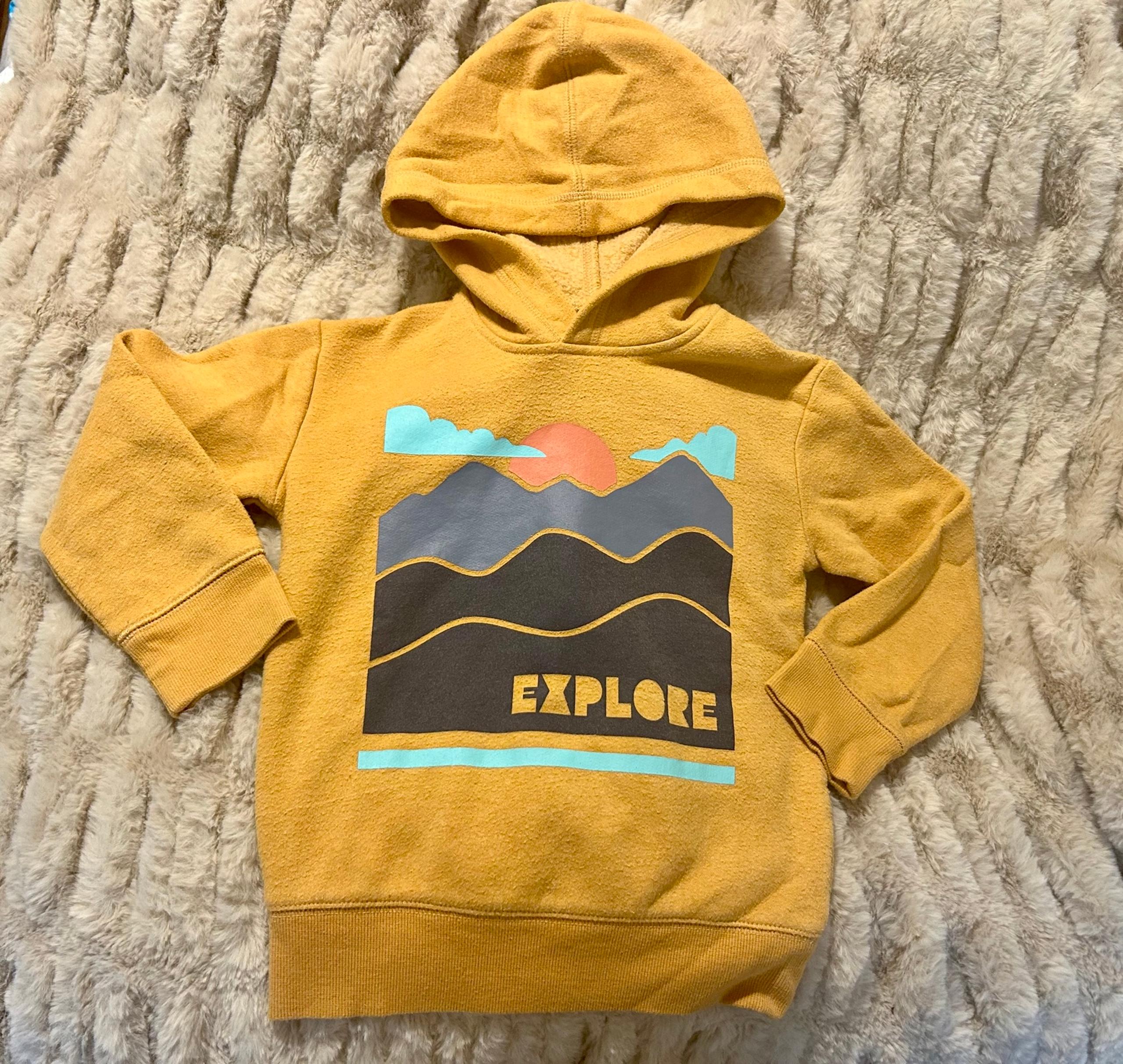 Explore Super Soft Hoodie, kids size 4