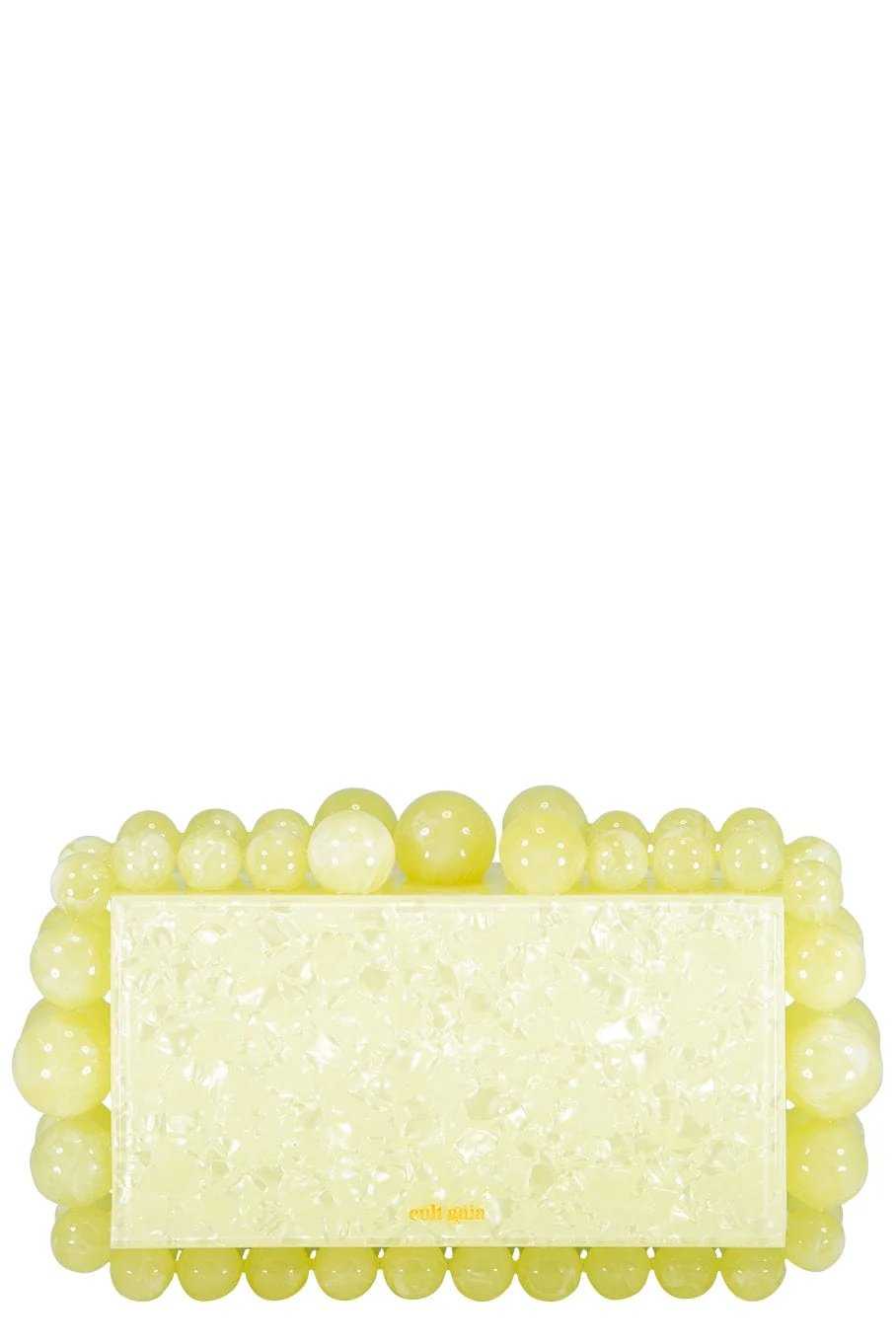 Cult Gaia Eos Clutch Tahdig Yellow New