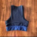 NEW Outdoor Voices Tri-Tone Slashback Crop Top