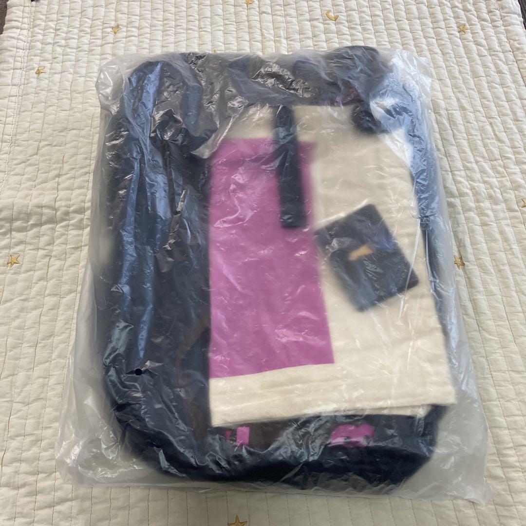 wmmw backpack [navy×pink logo] e-bag & Dori-ka