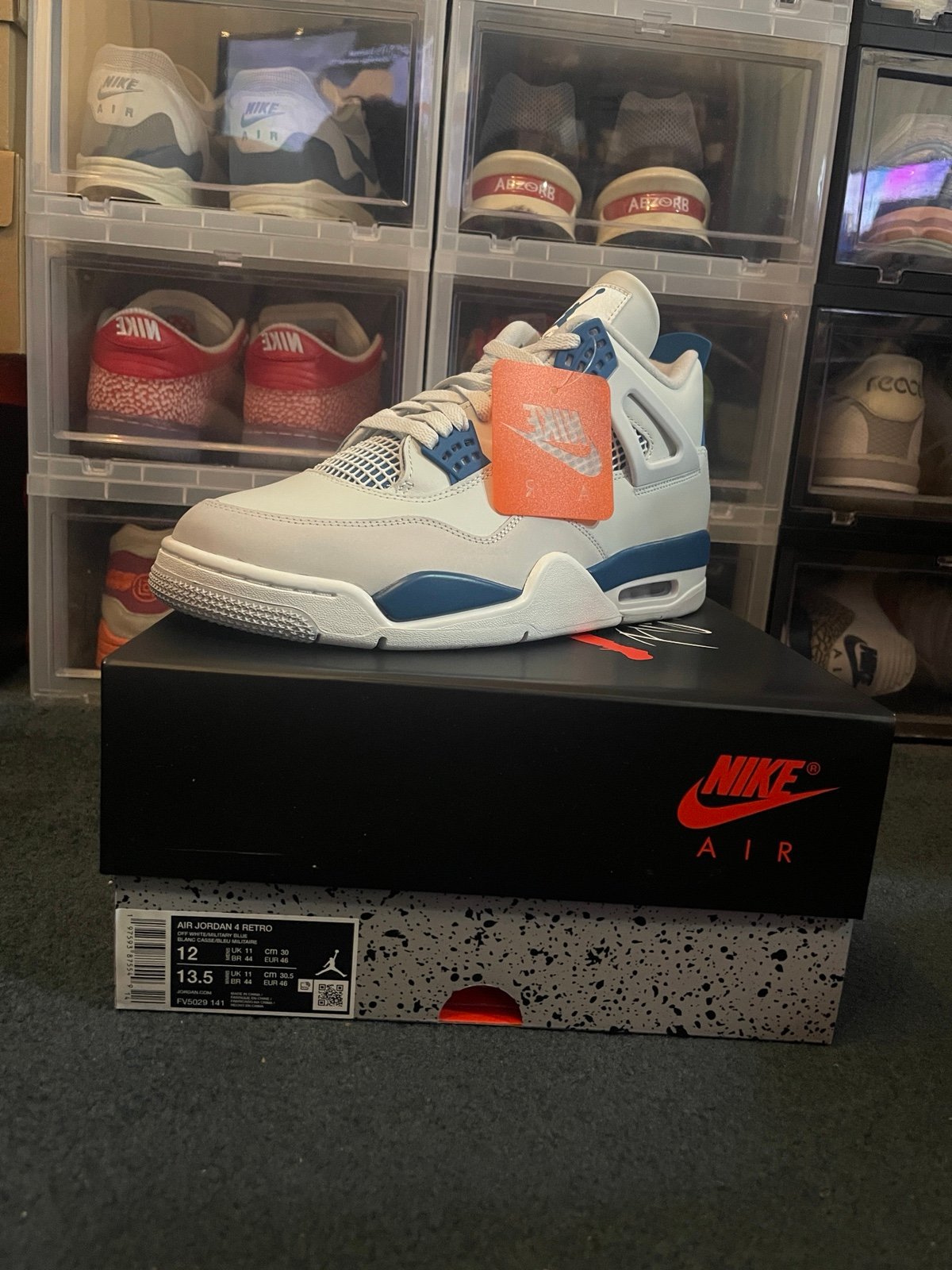 Jordan 4 Retro Military Blue Size 12