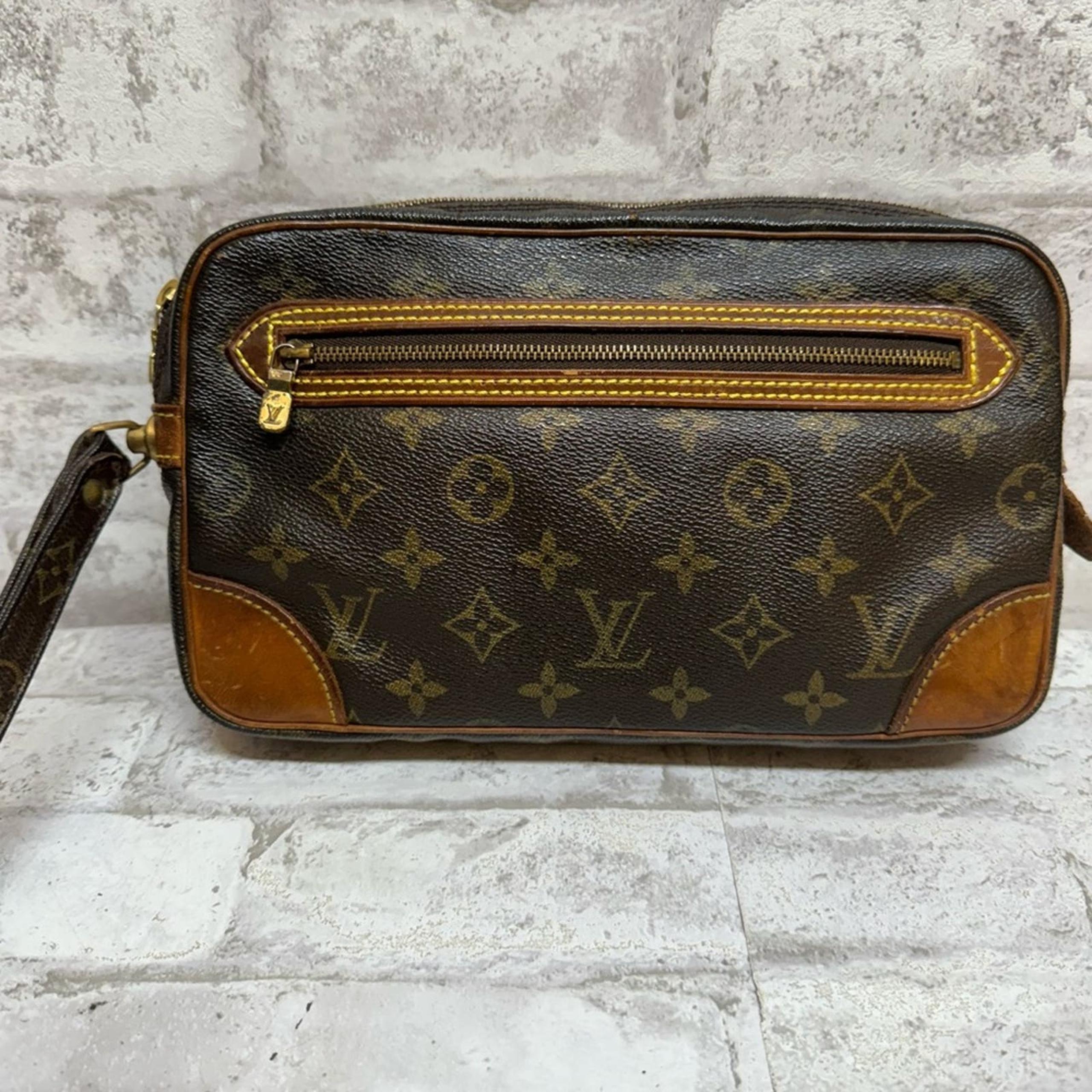 Vintage Monogram Marly Dragonne GM Clutch Wristlet Wallet - Louis Vuitton