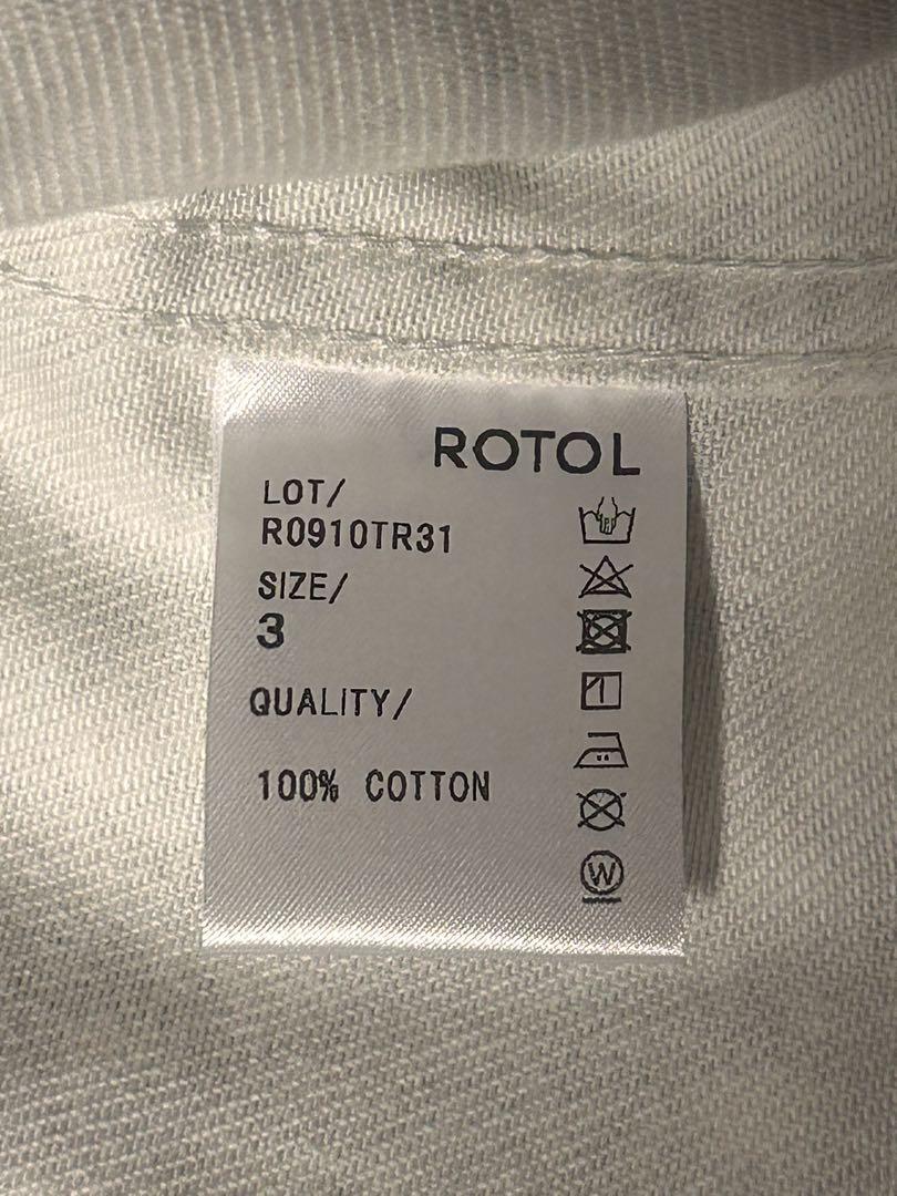 20ss】 ROTOL BIG COVERALL SHIRT size:3
