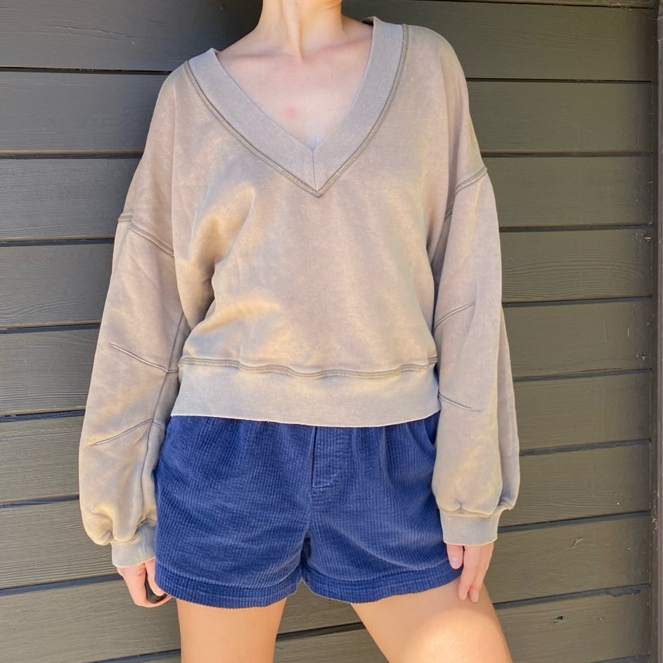 Free People Cedar Hickory Pullover Sweater