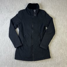 The North Face Women's Medium Caroluna Diamond Quilted Jacket Black Fleece Lined