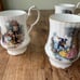 Vintage Royal Windsor Bone China Tea Cup Set Courting Couple England