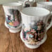 Vintage Royal Windsor Bone China Tea Cup Set Courting Couple England