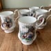Vintage Royal Windsor Bone China Tea Cup Set Courting Couple England