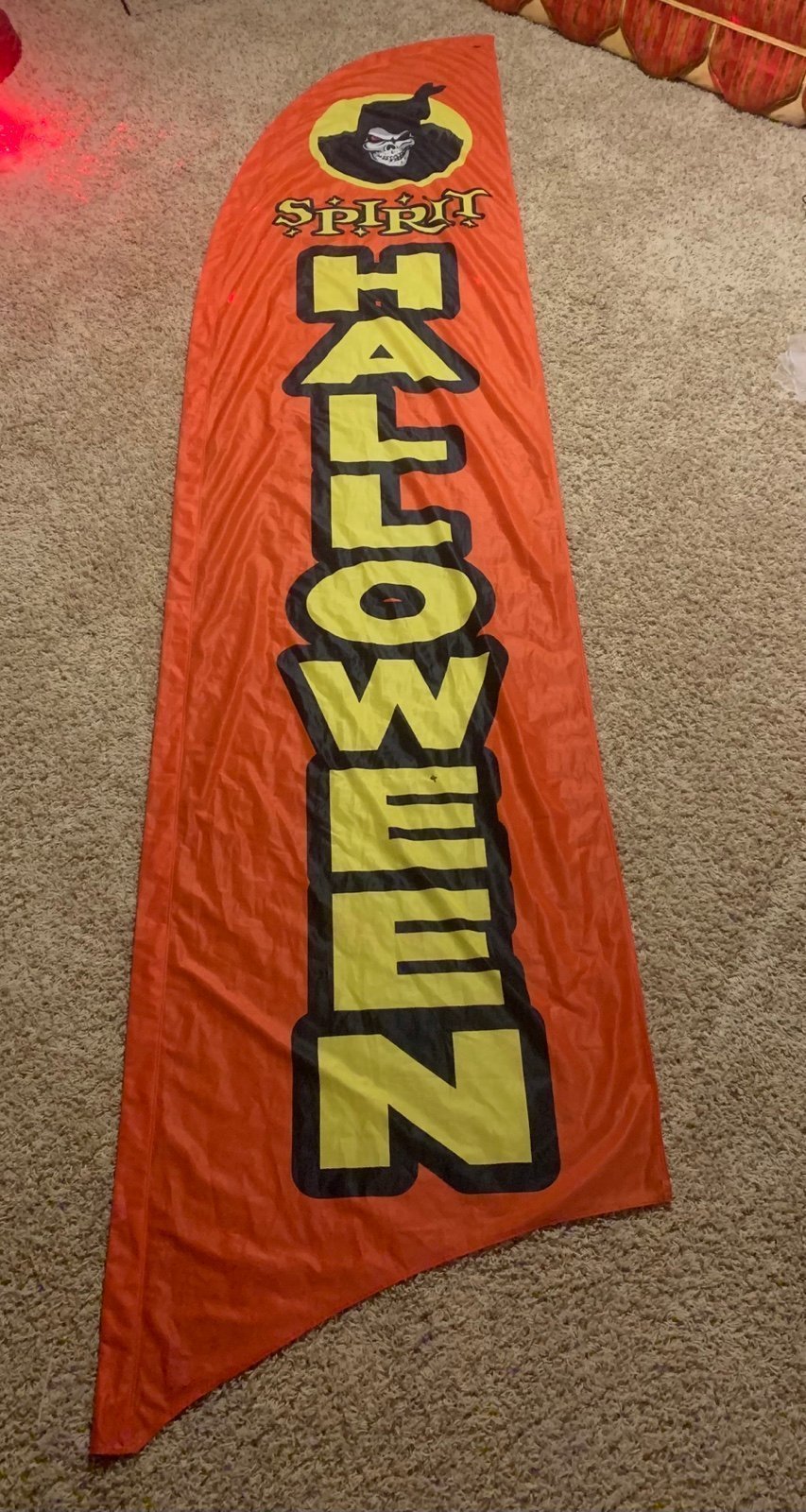 Spirit Halloween Vintage OG Jack the Reaper Promotional Store Banner/Flag ISE