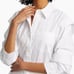 NWT Derek Lam 10 Crosby Marley Rouched Sleeve Button Down | Sz 6