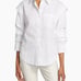 NWT Derek Lam 10 Crosby Marley Rouched Sleeve Button Down | Sz 6