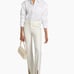 NWT Derek Lam 10 Crosby Marley Rouched Sleeve Button Down | Sz 6