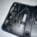 Manicure & Pedicure 12-Piece Grooming Set With Black Faux Leather Case